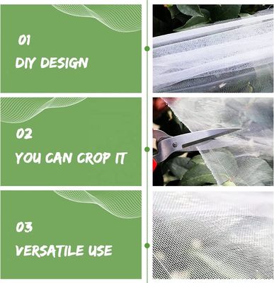 ПЕ Противососудная защитная сетка HDPE 40 60 80 100 сетка для сельскохозяйственных насекомых с складной конструкцией и покрытием серебряными волокнами
