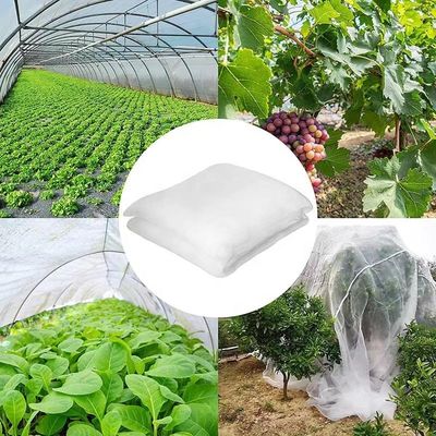 HDPE/PE/PP Пластмассовые сетки для насекомых для защиты от птиц Садовые сады Овощи Цветы Фрукты Белый не покрытый