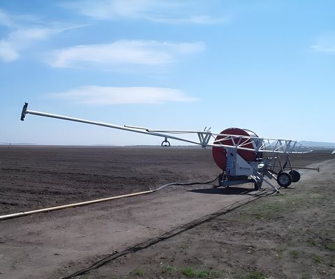 Диаметр 2360 см Сельское хозяйство передвижное водяное колесо большое дождевое оружие шланг катушка распыление ирригационная система с бумом
