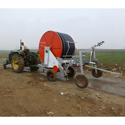 Металлическое сельское хозяйство Гидравлическая автоматическая самоходная водяная турбина Шланг катушка оросительная машина для фермерской системы