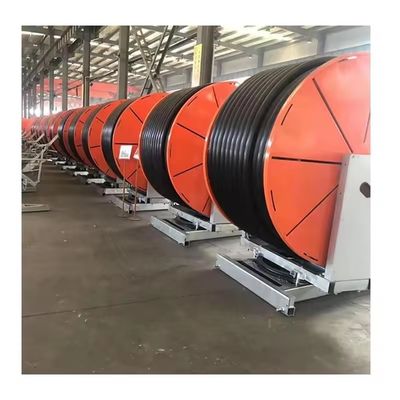 Умное сельскохозяйственное решение Автоматическая самоходная водяная турбина Шланг катушка оросительная машина с системой IoT Truss Boom