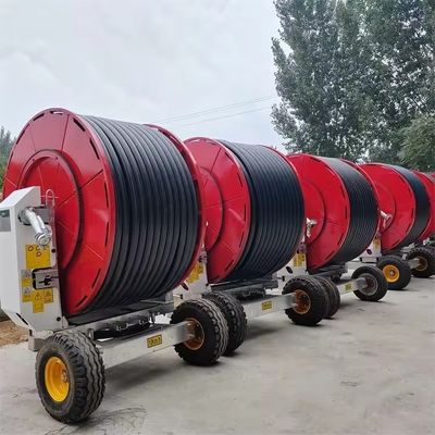 Умное сельскохозяйственное решение Автоматическая самоходная водяная турбина Шланг катушка оросительная машина с системой IoT Truss Boom