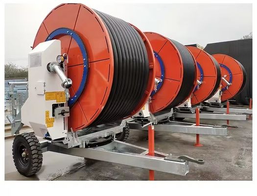 Умное сельскохозяйственное решение Автоматическая самоходная водяная турбина Шланг катушка оросительная машина с системой IoT Truss Boom