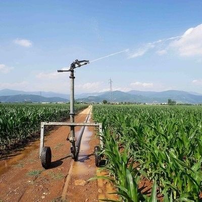 Высококачественный мобильный дождевой пистолет для полива системы орошения регулируемые распылители для настройки полива и превосходных результатов
